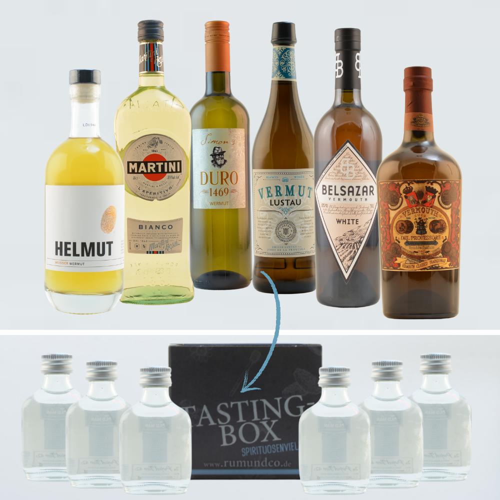 Spirituosen Tasting Set: Wermut & Vermouth Weiß 6x0,02l