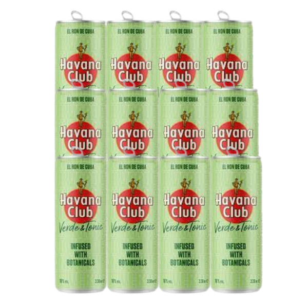 Havana Club Verde & Tonic 10% (12x0,33l)
