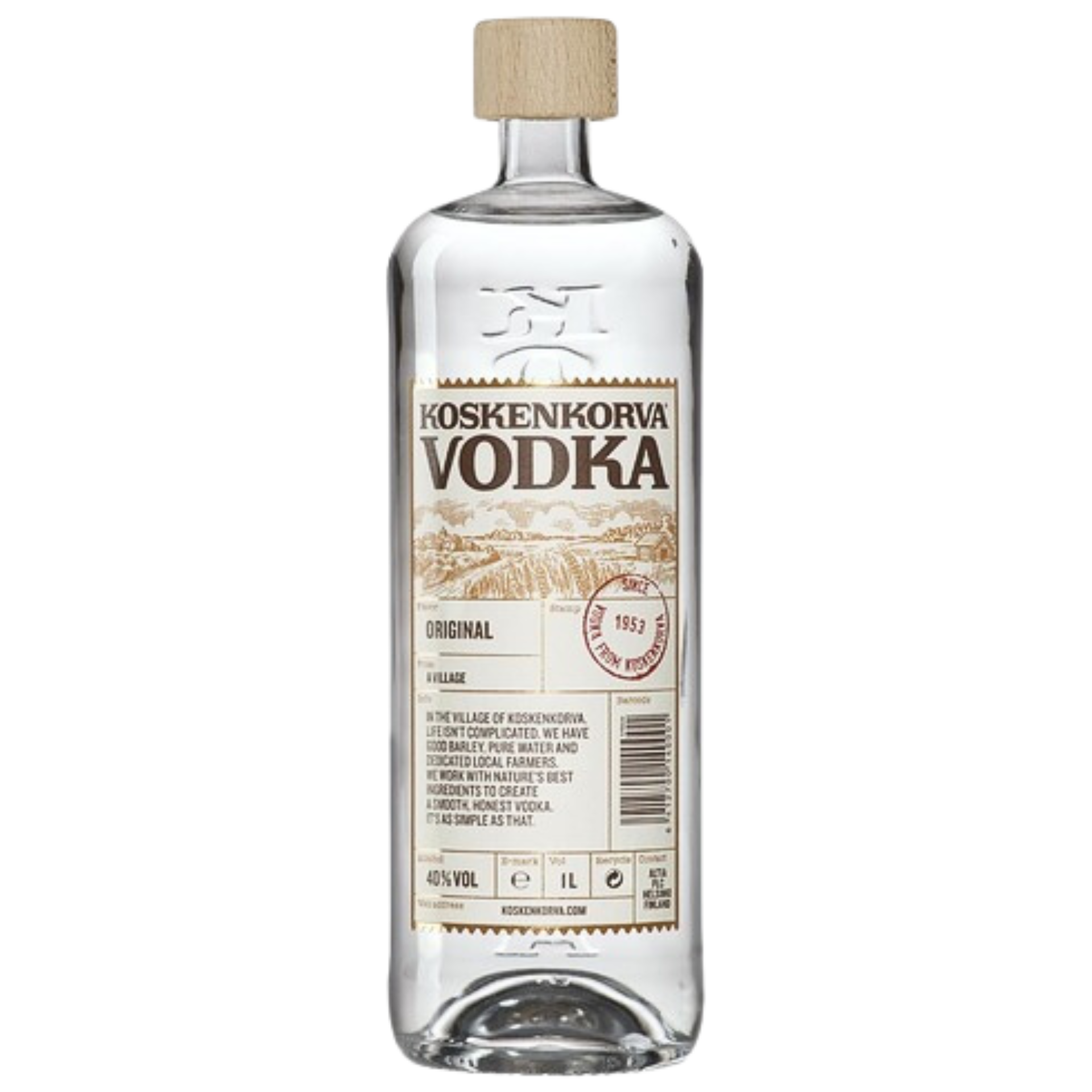 Koskenkorva Vodka 40% 1l