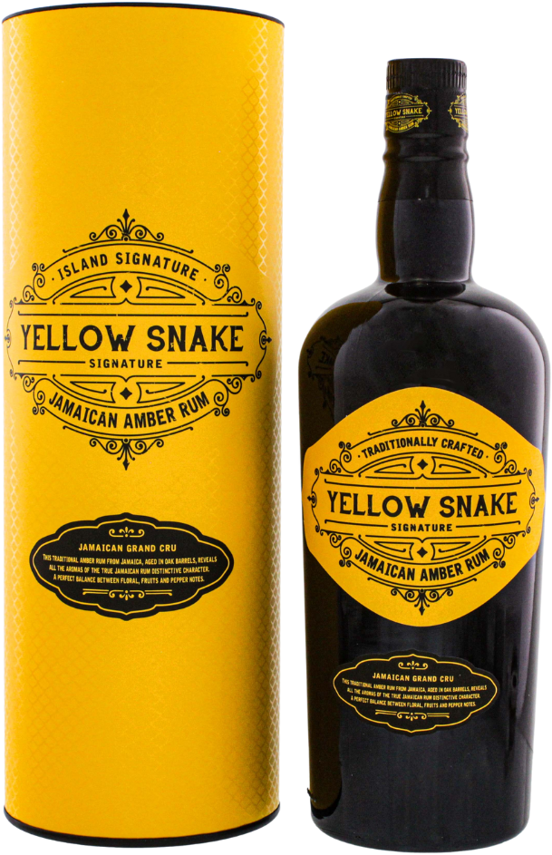 Island Signature Yellow Snake Jamaican Amber Rum 40% 0,7l