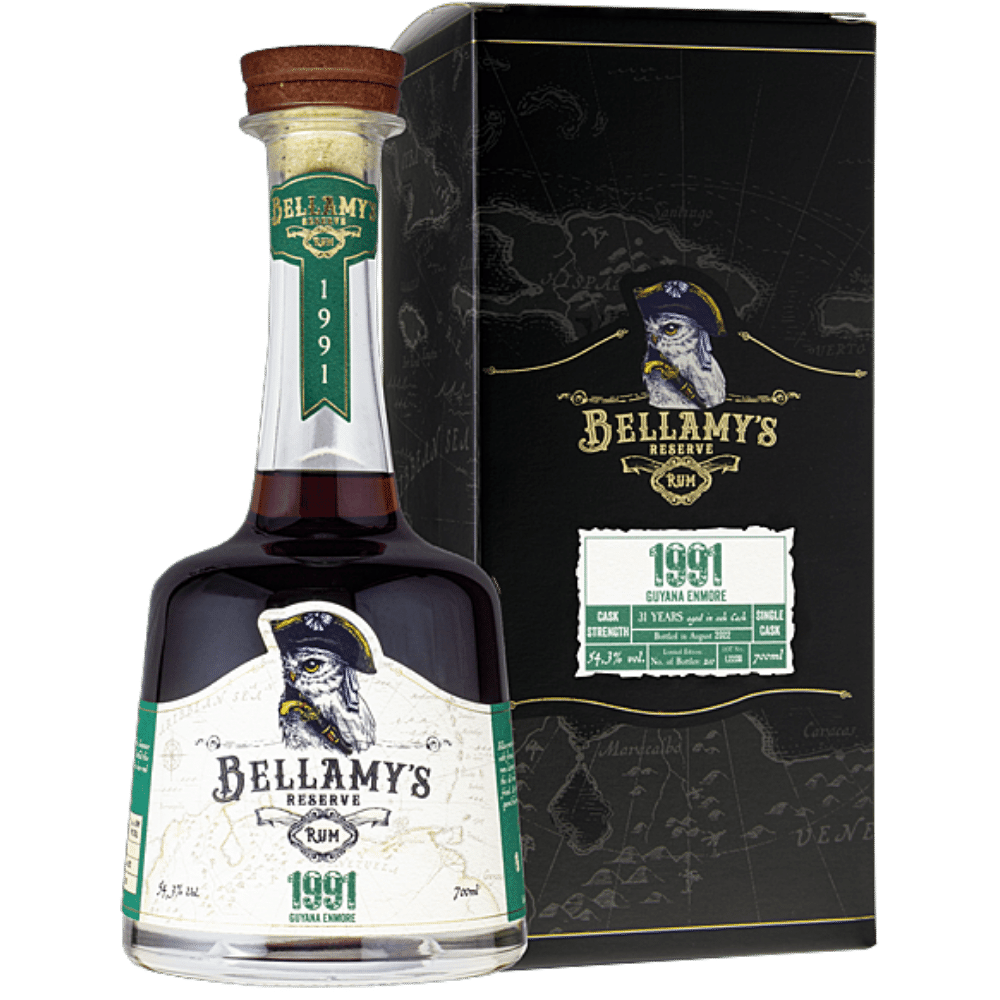 Bellamys Reserve 1991 Guyana Enmore Rum 54,3% 0,7l