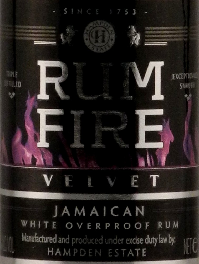 Hampden Rum Fire Velvet Overproof MINI 63% 0,05l