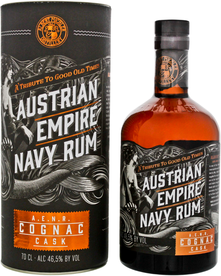 Austrian Empire Reserve Double Cognac Cask Navy Rum 46,5% 0,7l