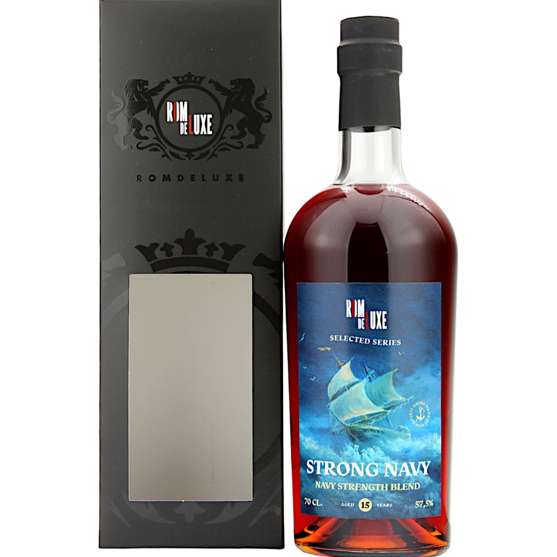 RomDeLuxe Selected Series No. 5 Strong Navy Rum 57,5% 0,7l