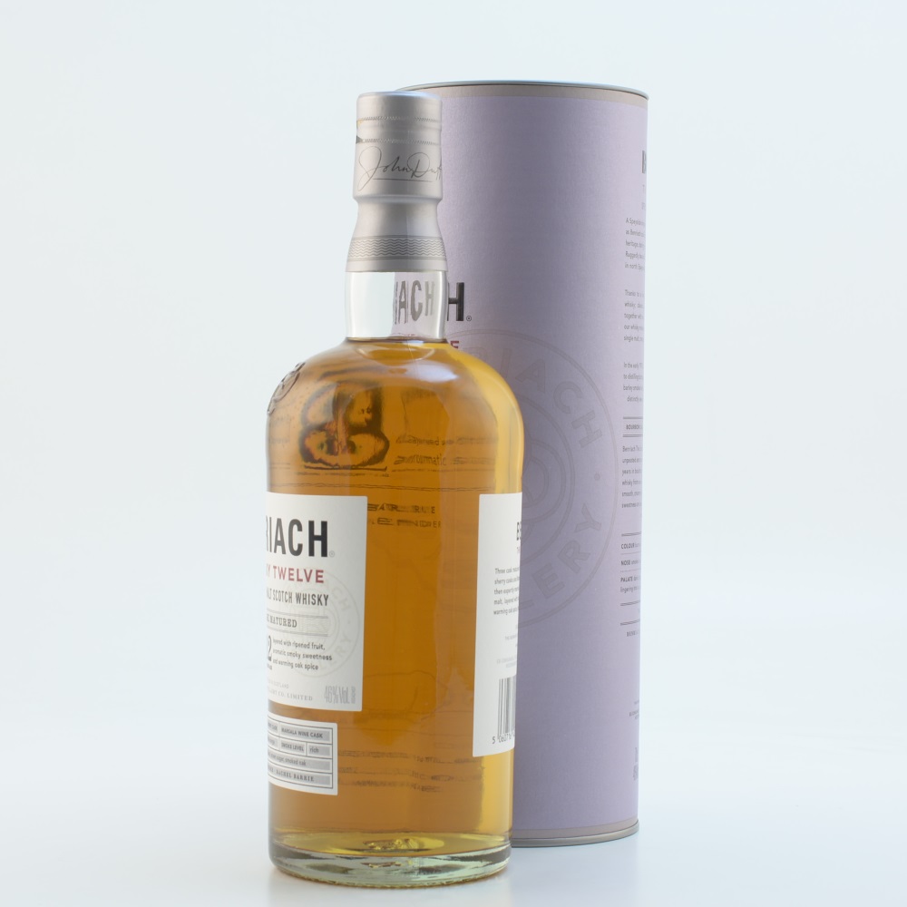 BenRiach "The Smoky Twelve" Speyside Single Malt Scotch Whisky 46% 0,7l