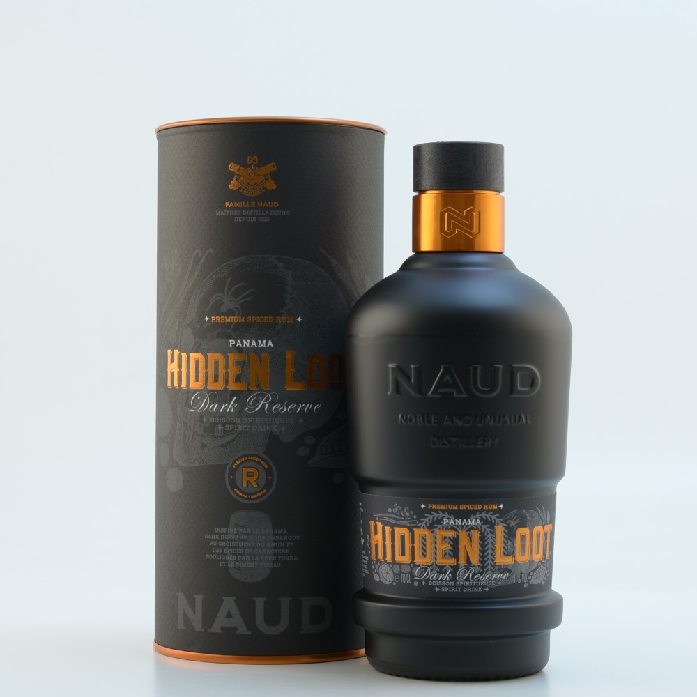 Naud Hidden Loot Dark Reserve Panama Rum 41% 0,7l
