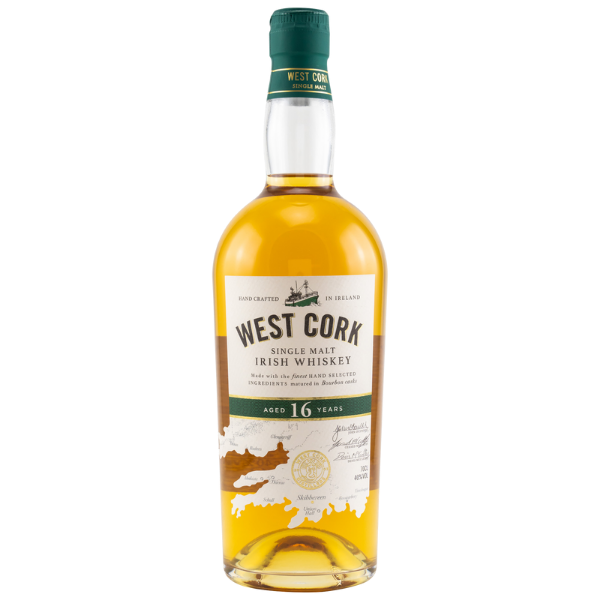 West Cork 16 Jahre Single Malt Whiskey 40% 0,7l