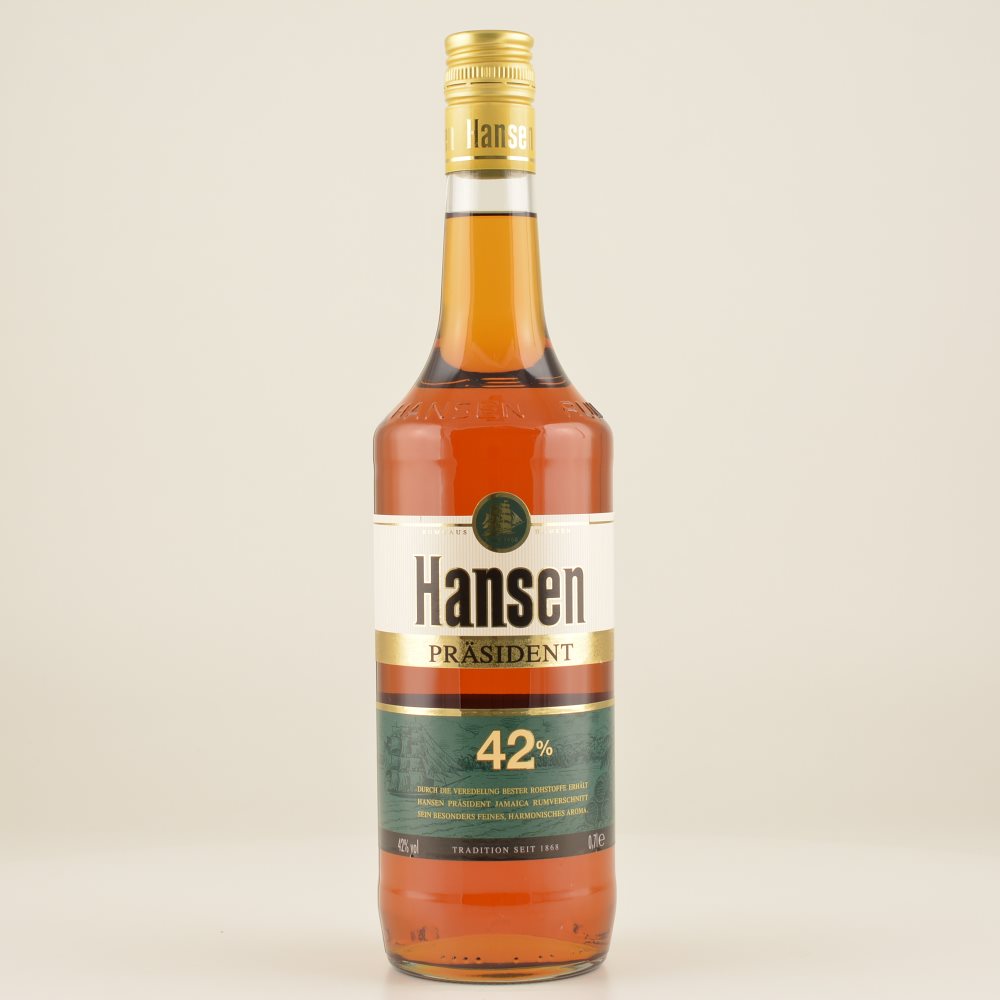 Hansen Präsident (Rum Basis) 42% 0,7l