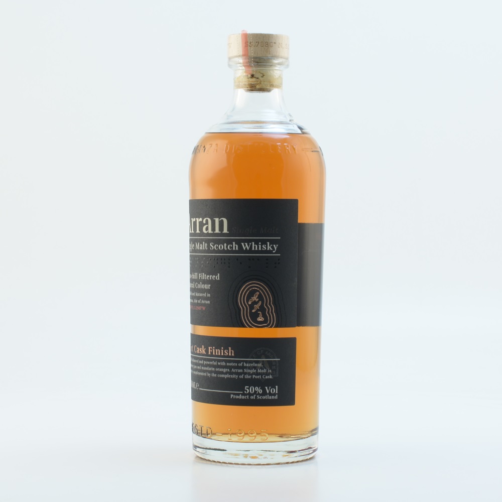 Arran Malt Port Cask Finish Island Whisky 50% 0,7l