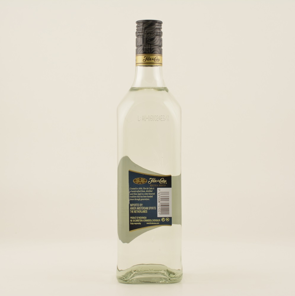 Flor de Cana 4 Jahre Extra Dry Blanco Rum 40% 0,7l