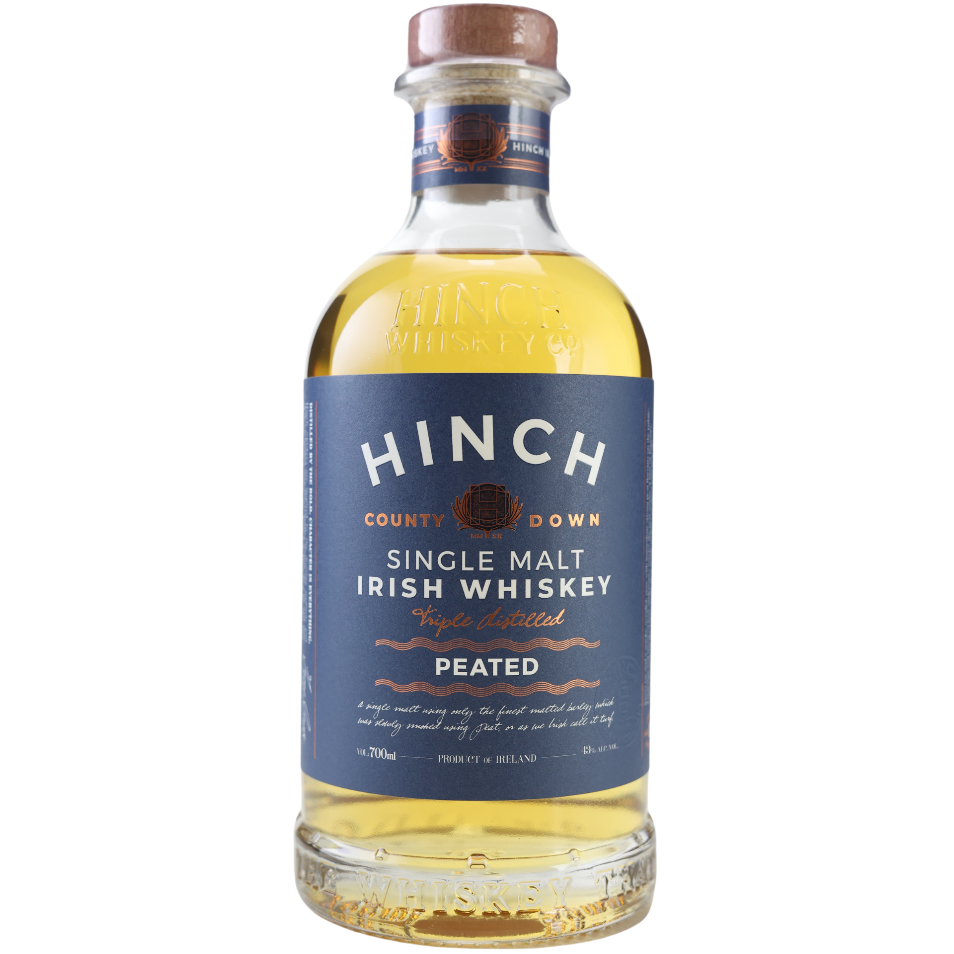 Hinch Peated Single Malt Irish Whiskey 43% 0,7l