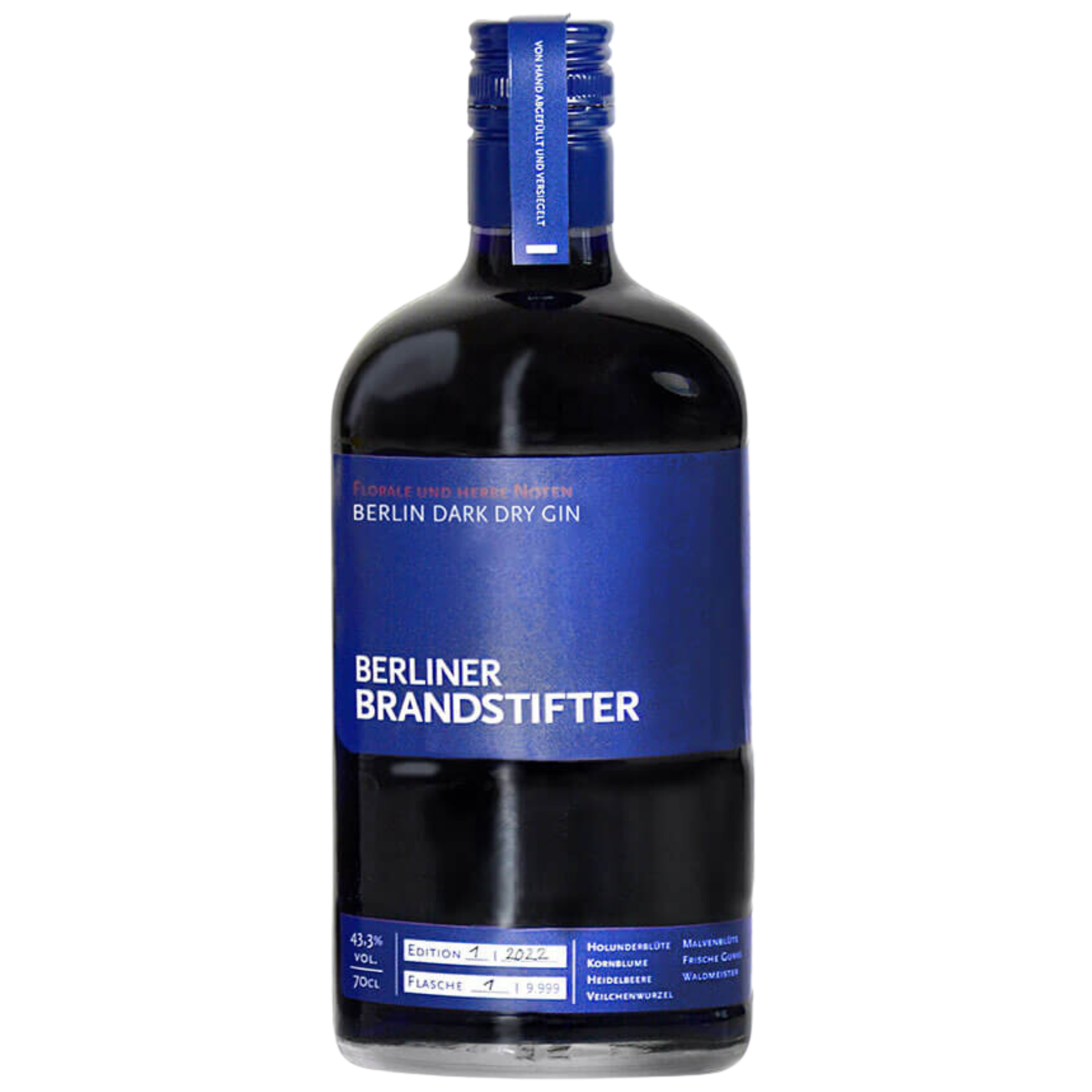 Berliner Brandstifter Dark Gin 43,3% 0,7l
