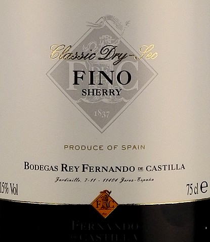 Fernando de Castilla Sherry Fino Classic Dry Sec 15% 0,7l