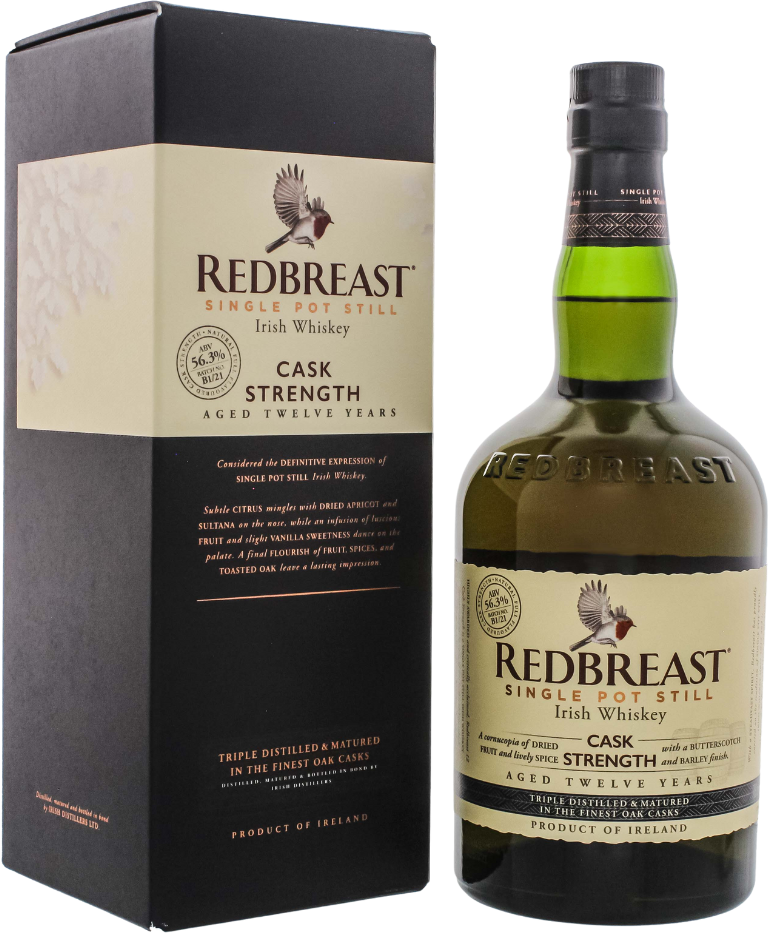 Redbreast 12 Jahre Cask Strength Irish Whiskey 56,3% 0,7l