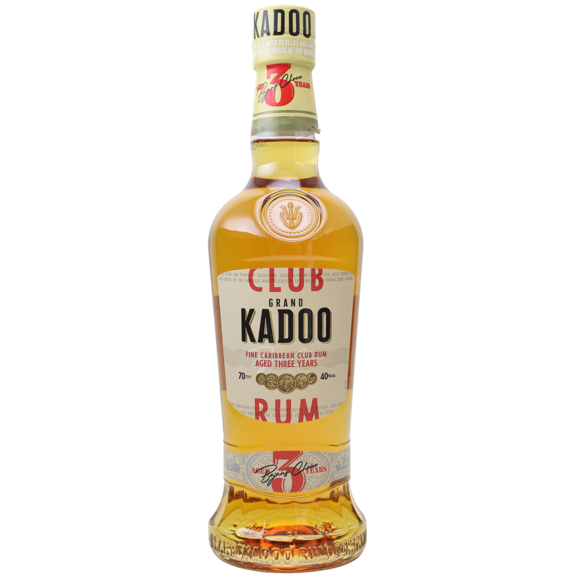 Club Grand Kadoo 3 Jahre Old Golden Rum 40% 0,7l