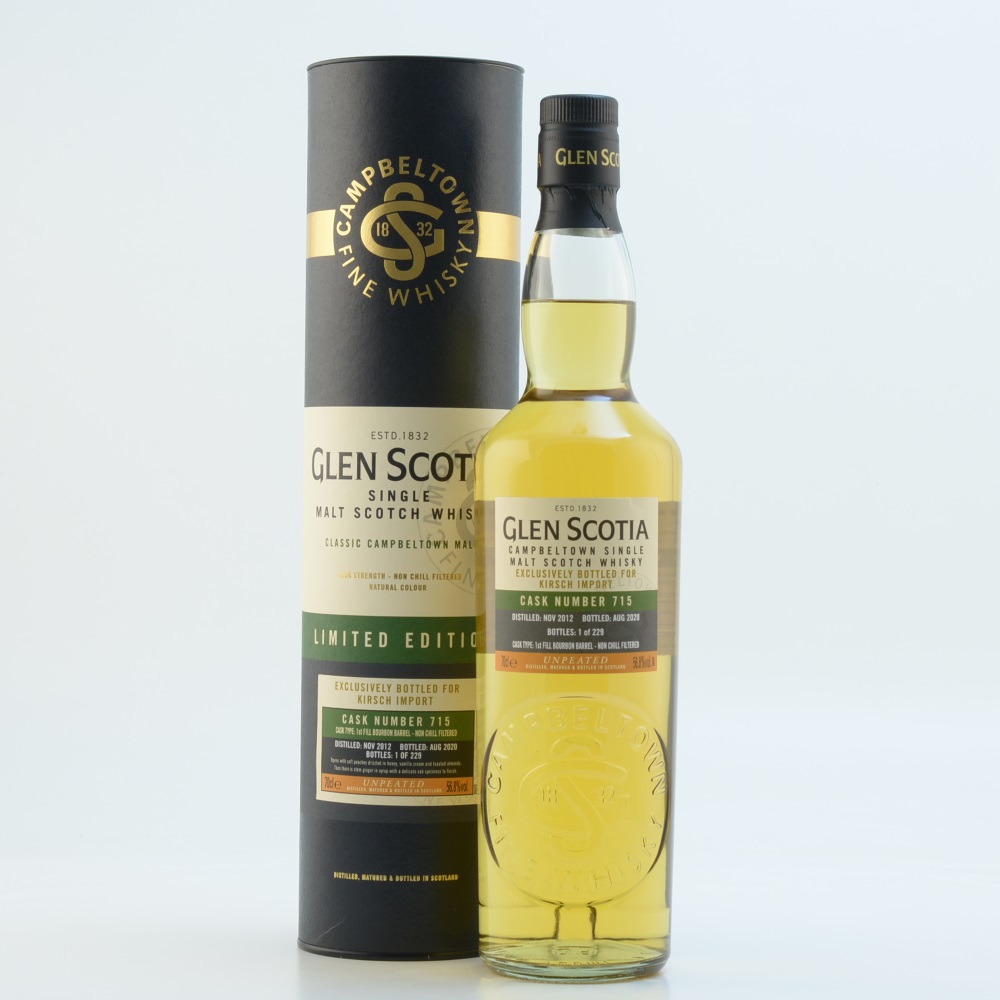 Glen Scotia 7 Jahre Campbeltown Whisky 56,8% 0,7l