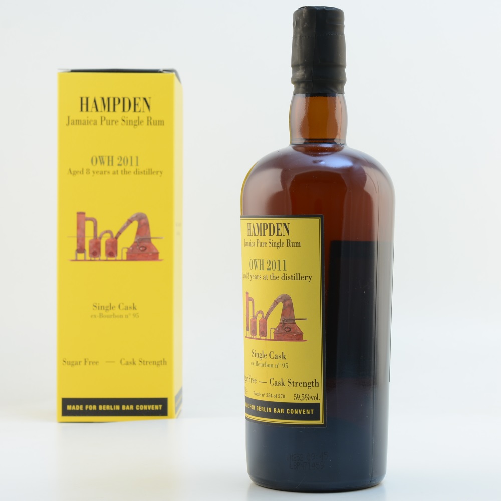 Hampden 2011 OWH Rum Velier 59,5% 0,7l (1 Fl./Kunde)