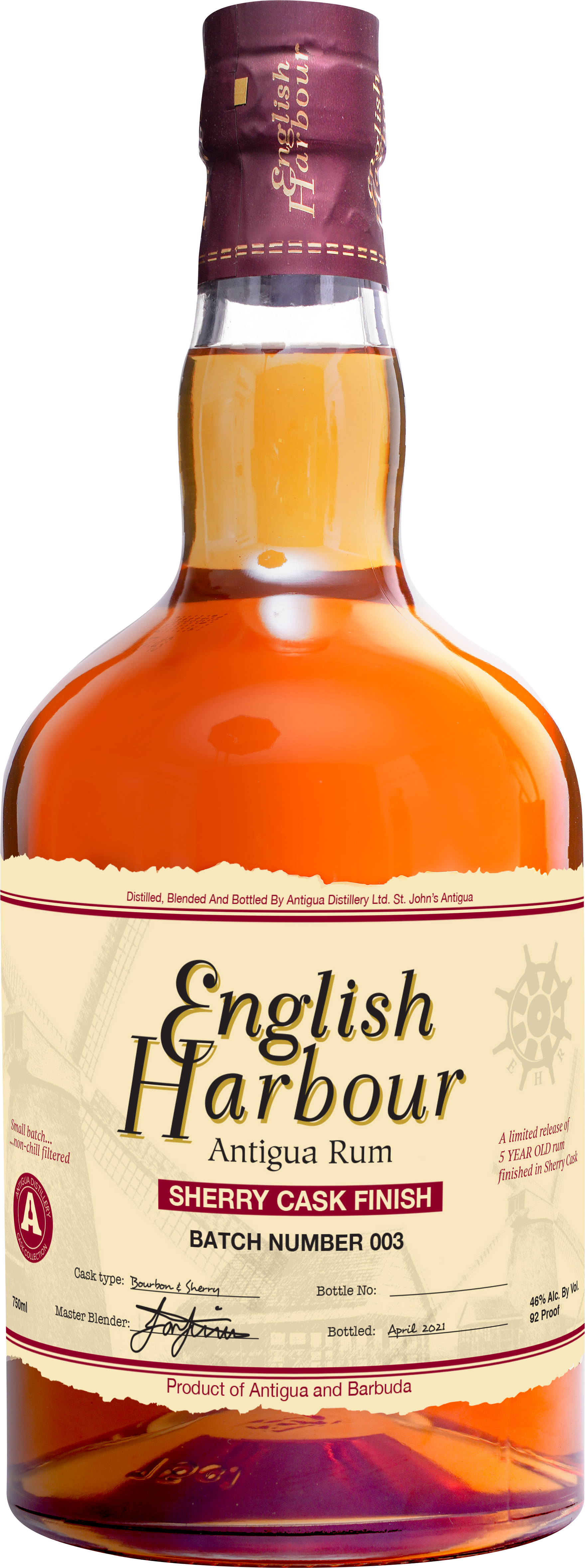 English Harbour Sherry Cask Finish Rum 46% 0,7l