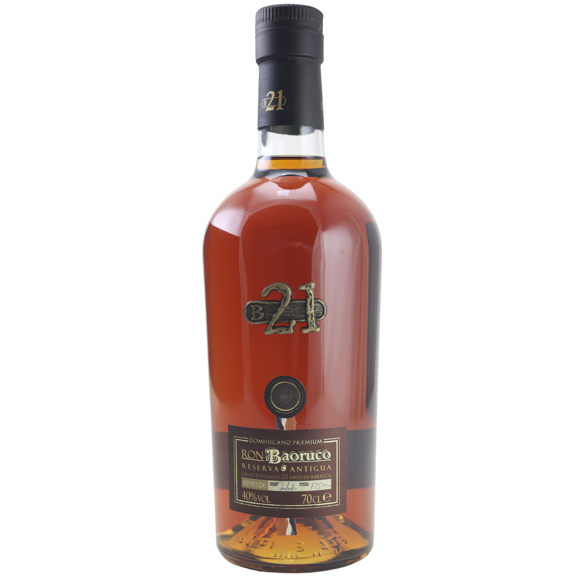 Ron Baoruco 21 Jahre Premium Rum 40% 0,7l