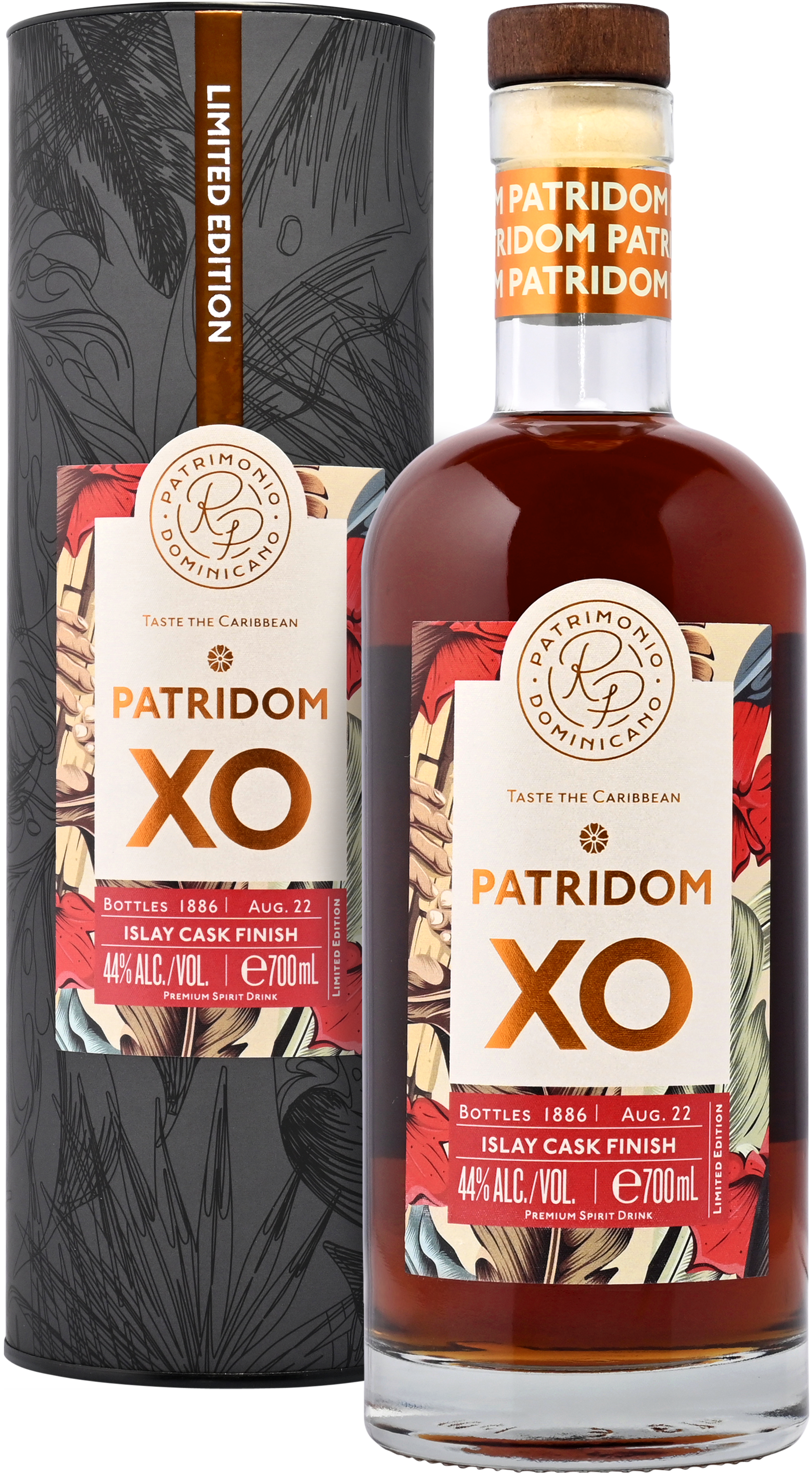Patridom XO Islay Cask Finish Rum 44% 0,7l