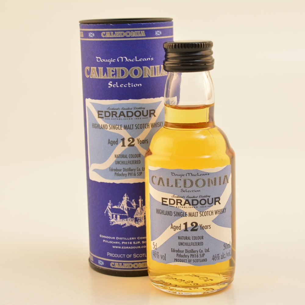 Edradour 12 Jahre Caledonia Whisky Mini 46% 0,05l