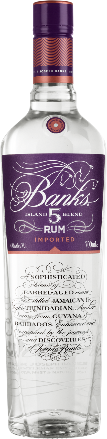 Banks 5 Islands Rum 43% 0,7l