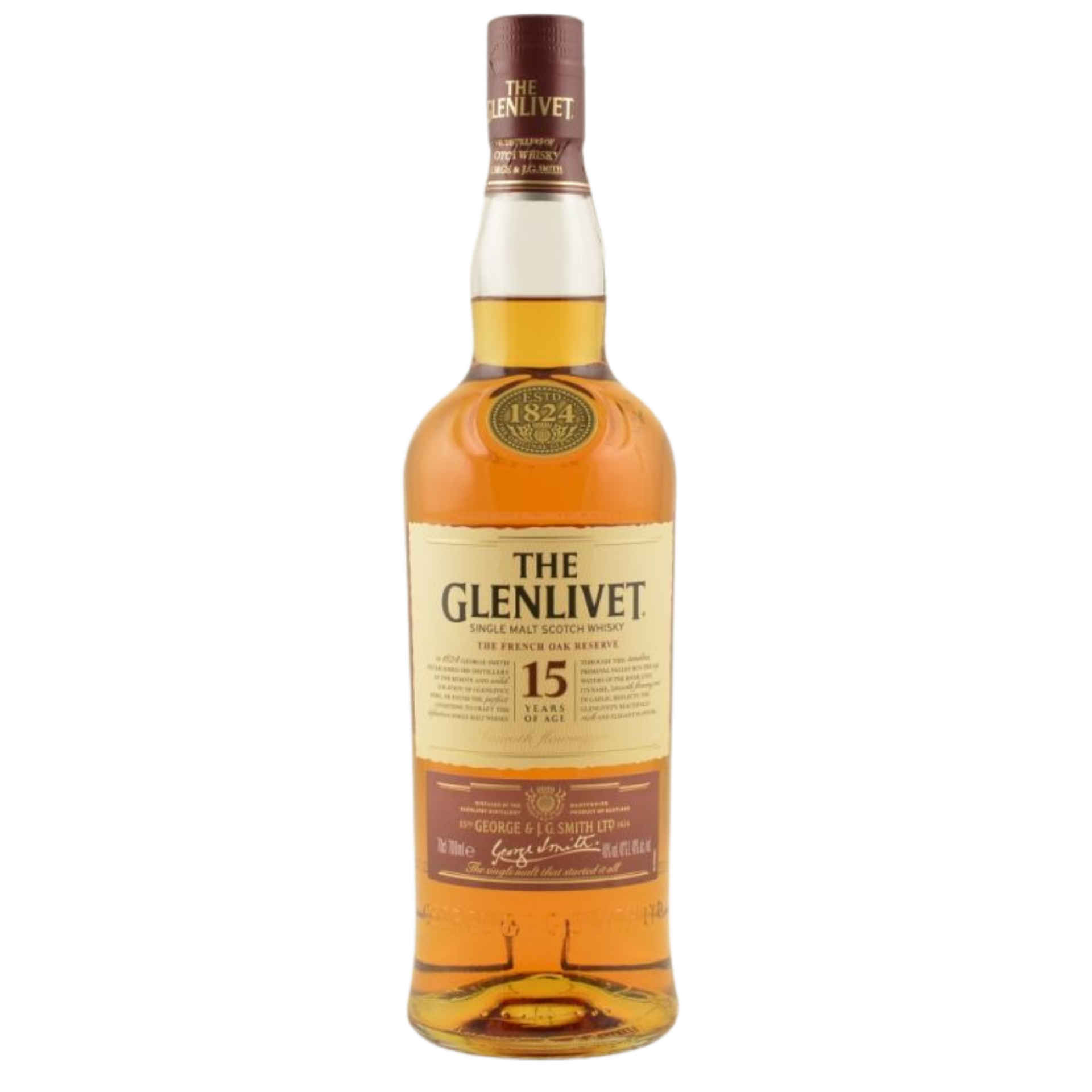 Glenlivet 15 Jahre French Oak Speyside Whisky 40% 0,7l