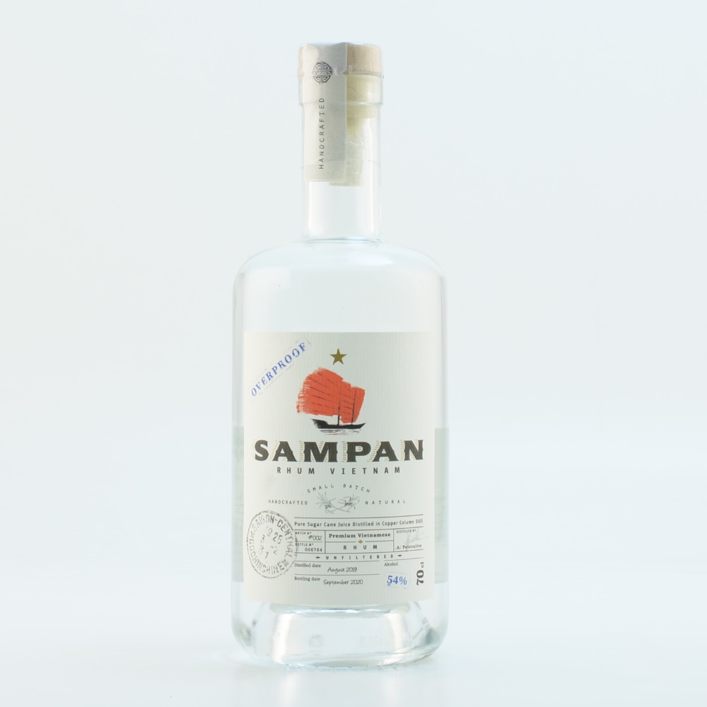 Sampan Classic White Rhum 54% 0,7l