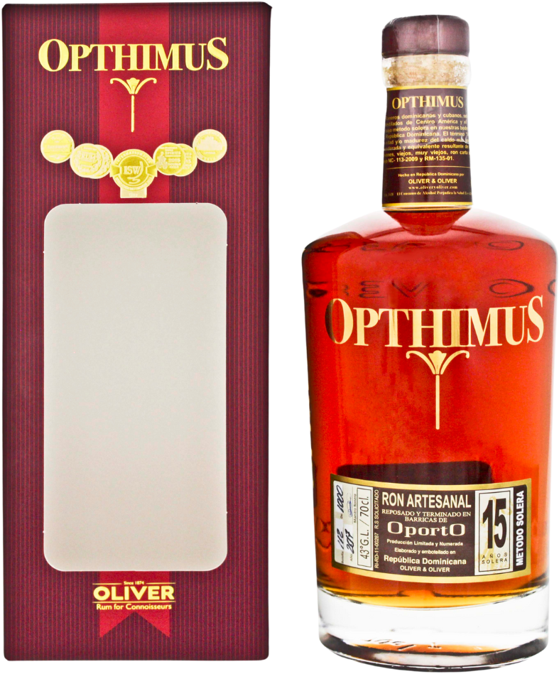 Opthimus 15 Jahre Oporto Rum 43% 0,7l