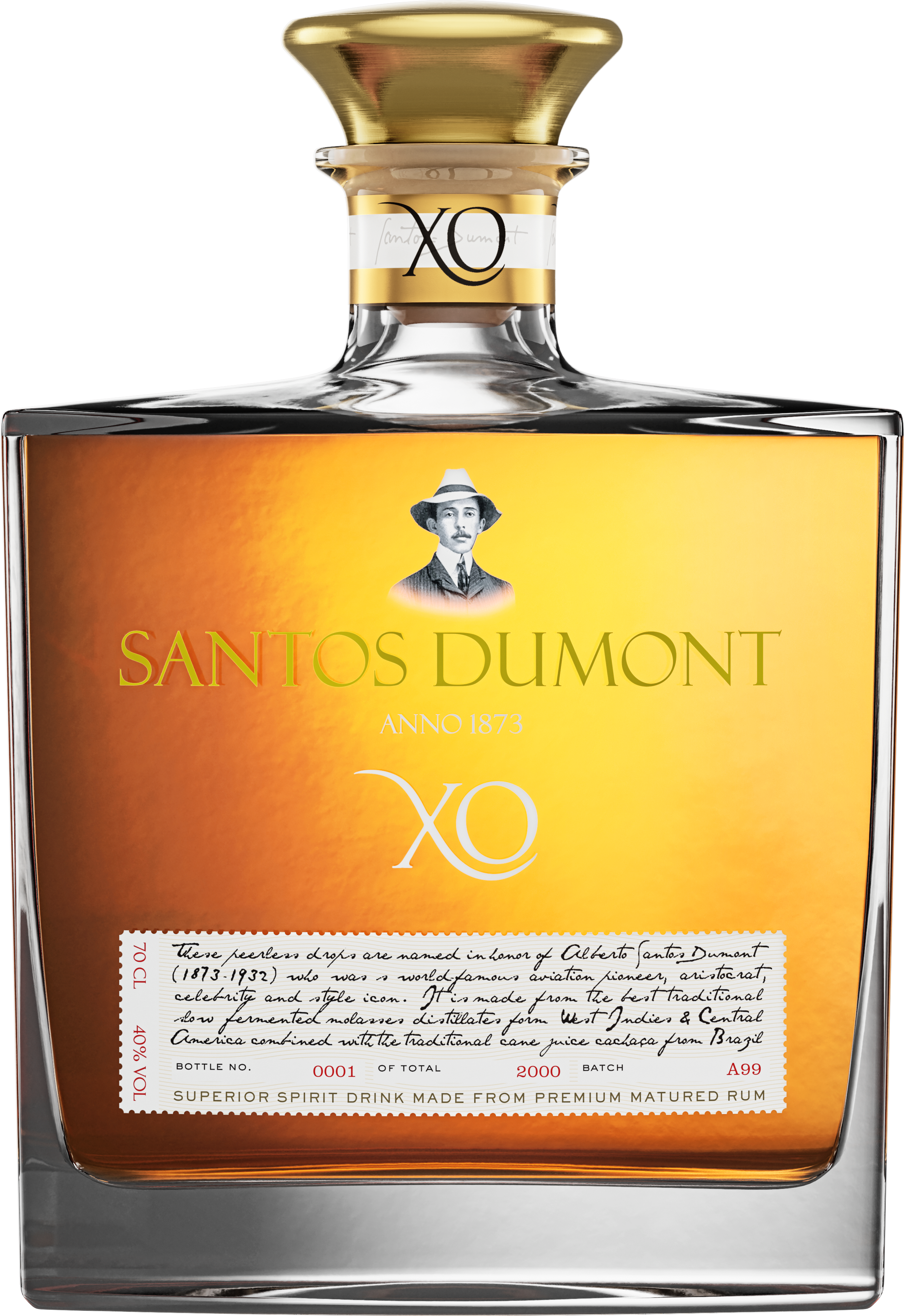 Santos Dumont XO Rum 40% 0,7l