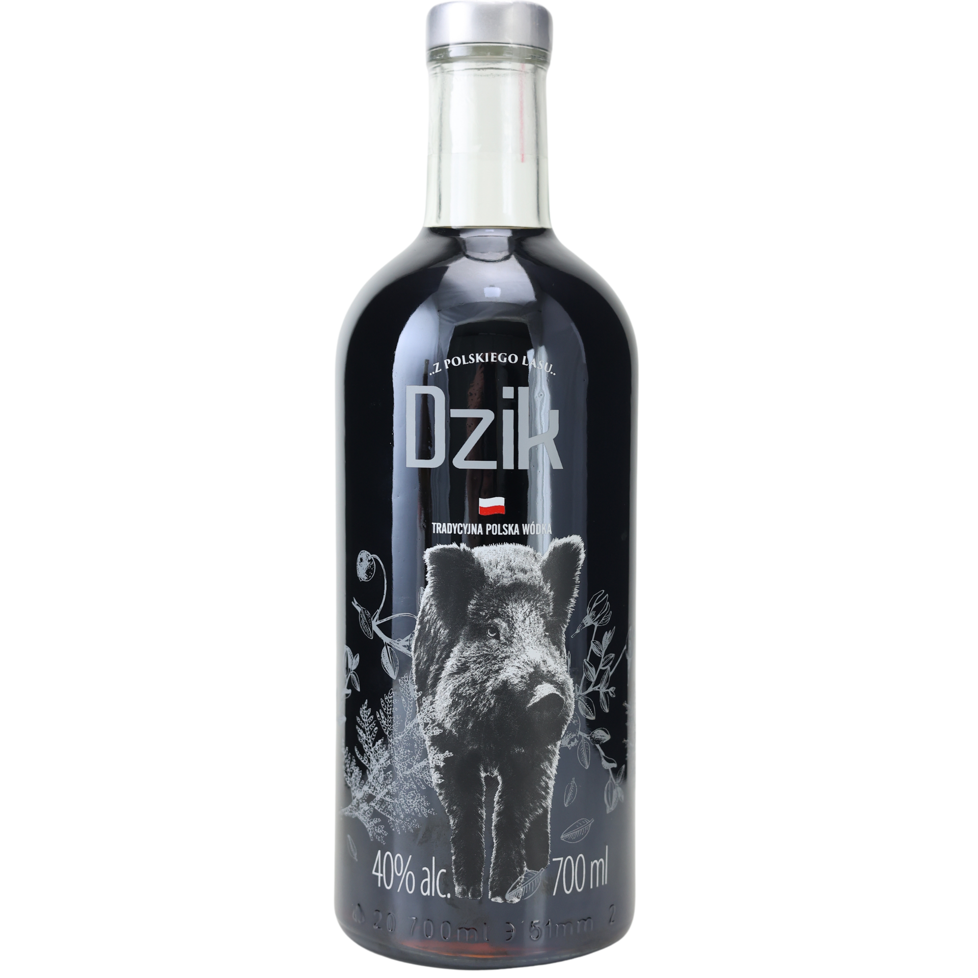 Debowa Vodka Black Wildschwein 40% 0,7l