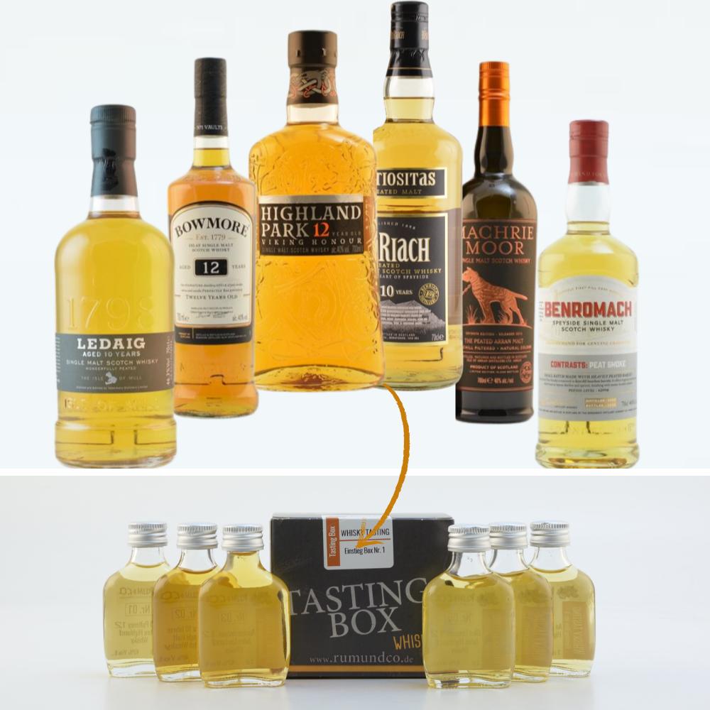 Whisky Tasting Set: Kenner Box Nr. 1 6x0,02l