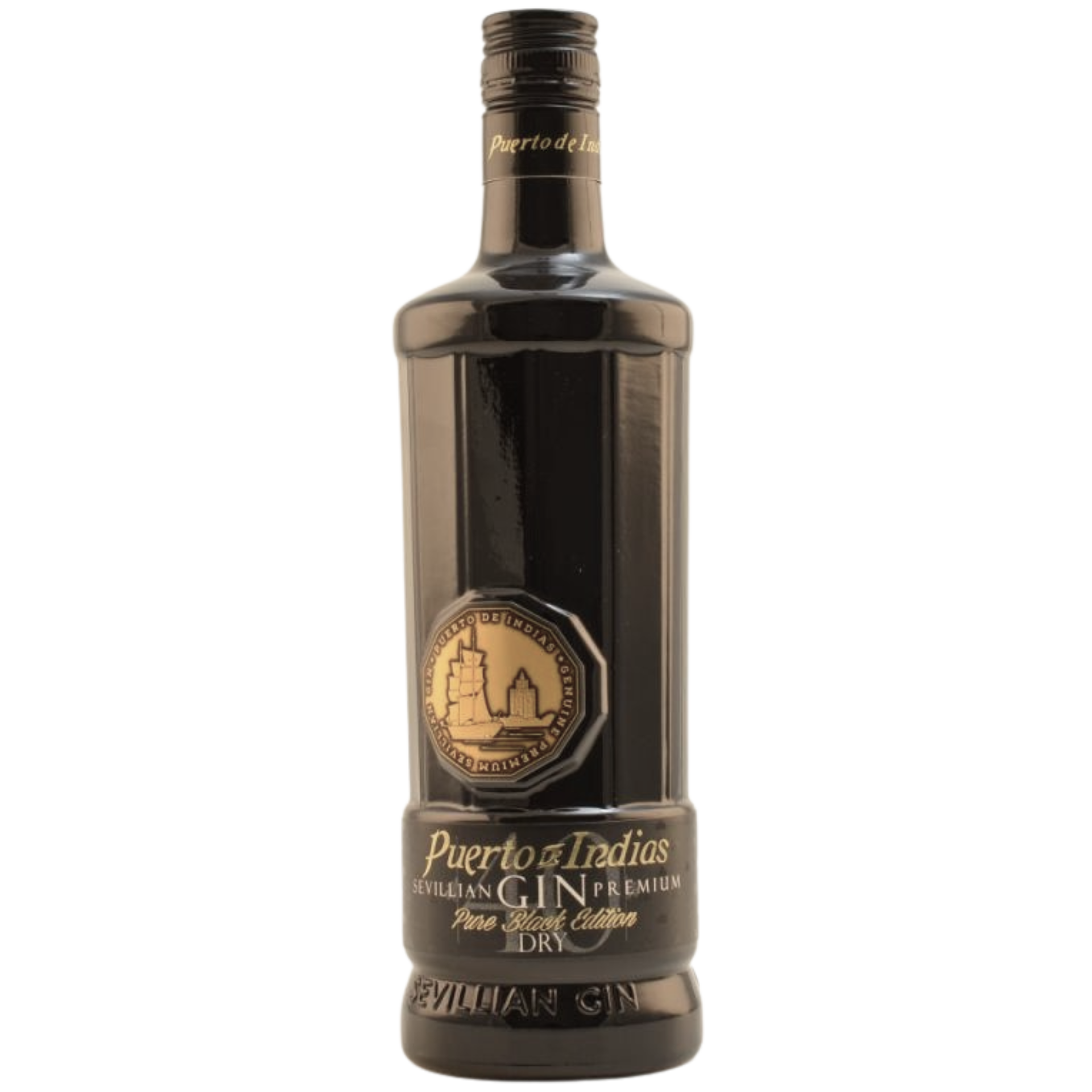 Puerto de Indias Dry Gin - Seca Pur Black Edition 40% 0,7l