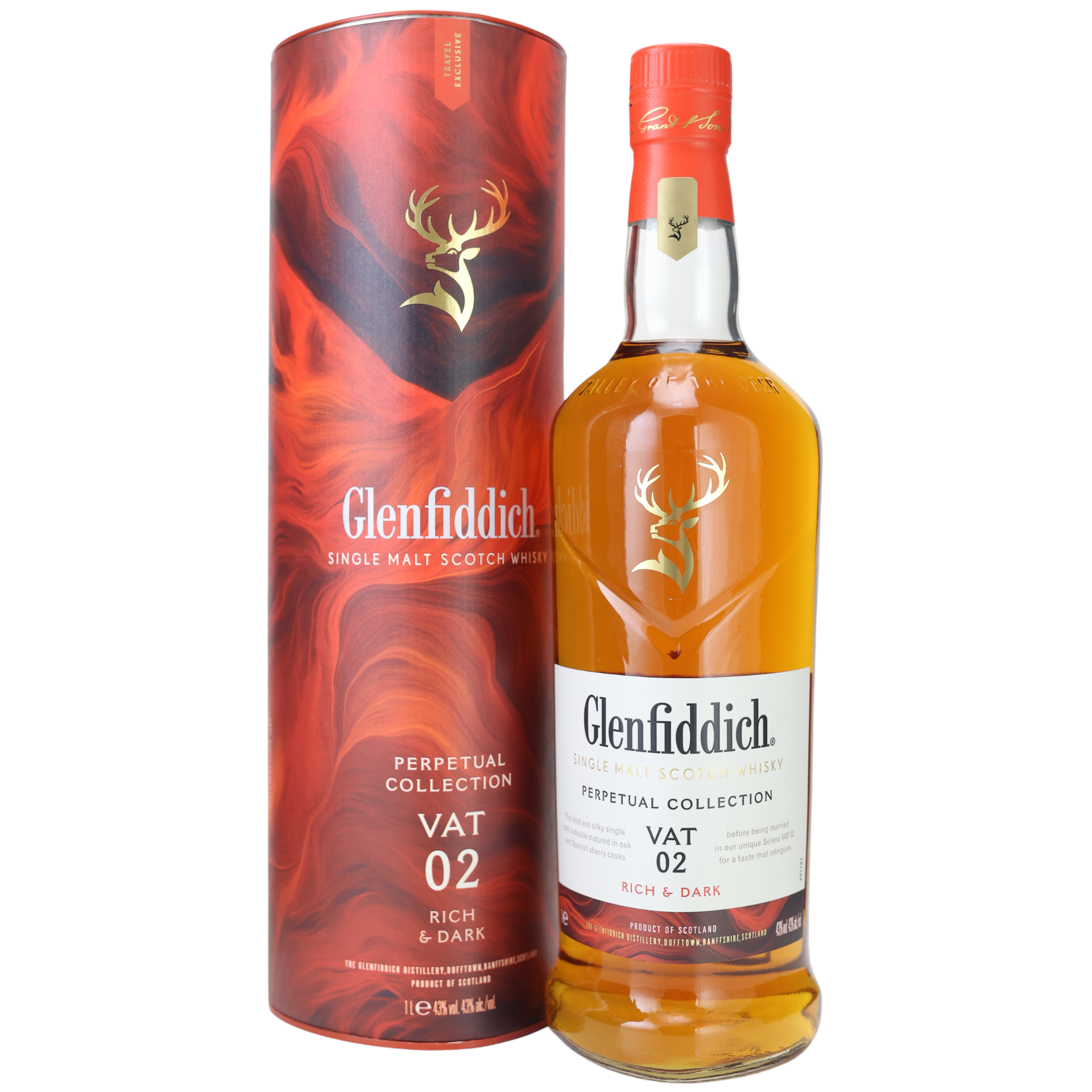 Glenfiddich VAT 02 Perpetual Collection Whisky 43% 1,0l