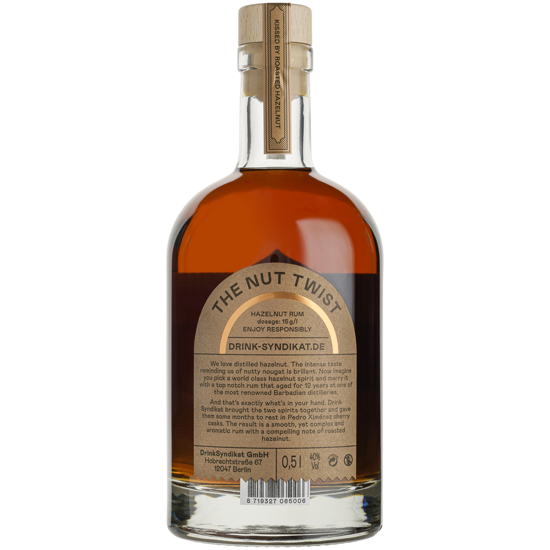 Hazelnut Rum - PX Cask Finish 40% 0,5l