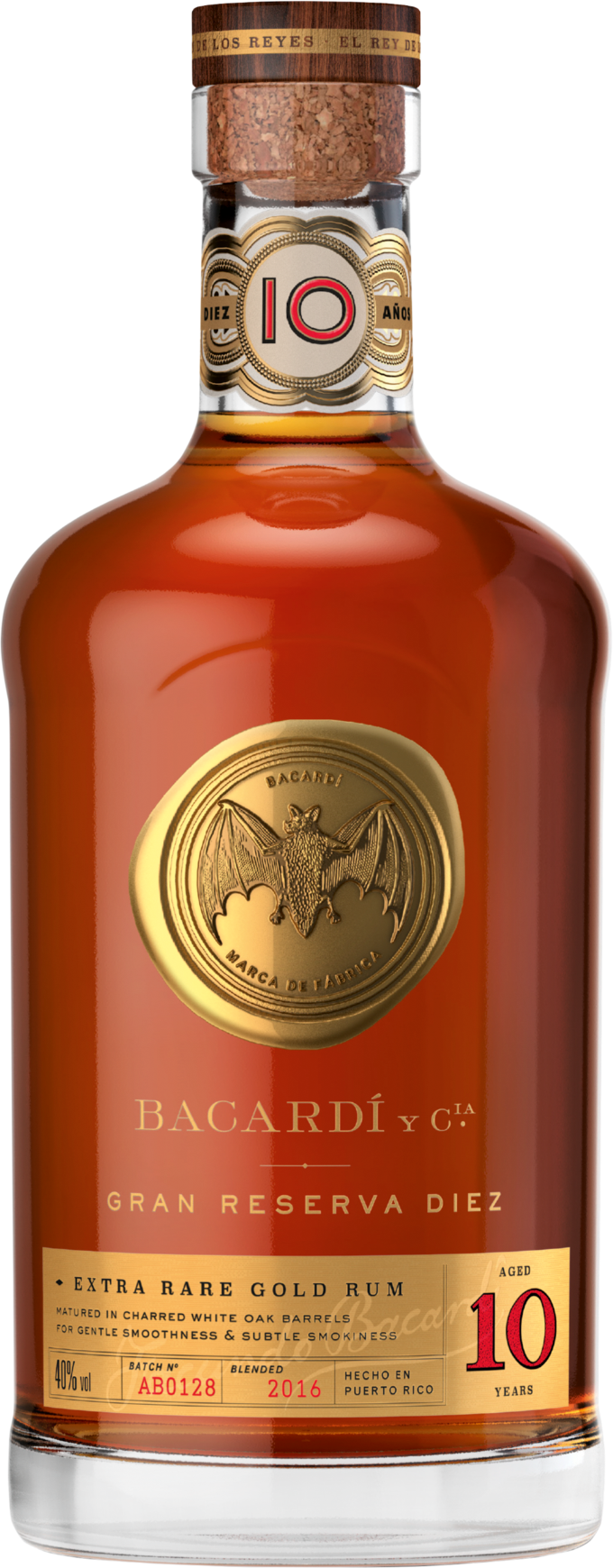 Bacardi Gran Reserva Diez 10 Jahre Rum 40% 0,7l