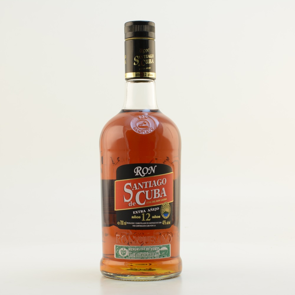Santiago de Cuba Extra Anejo 12 Jahre Rum 40% 0,7l