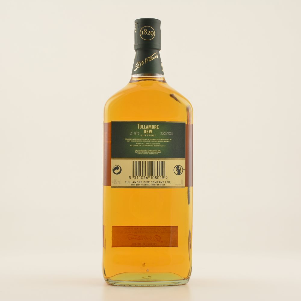 Tullamore Dew Irish Whiskey 40% 1,0l