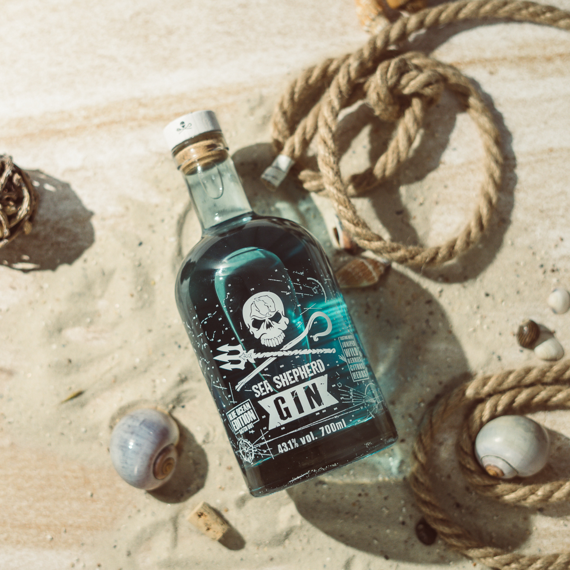 Sea Shepherd Blue Ocean Edition Gin 43,1% 0,7l