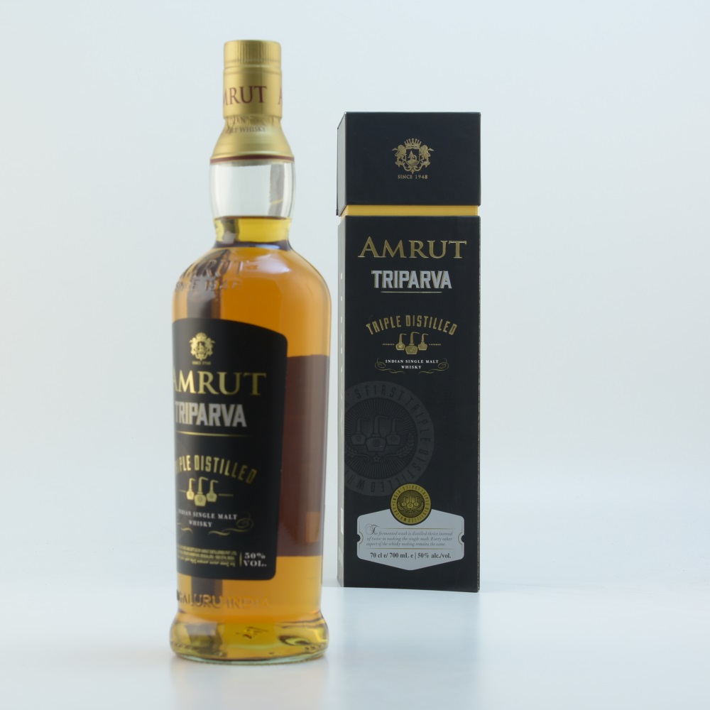 Amrut Triparva Indian Whisky 50% 0,7l