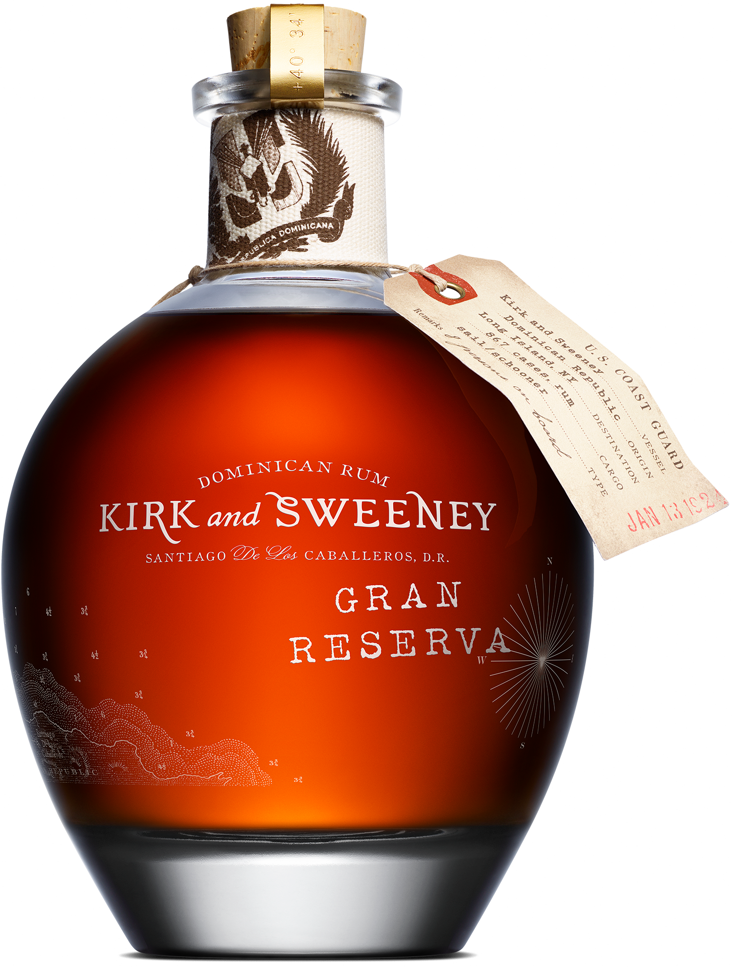 Kirk and Sweeney Gran Reserva Blended Dominican Rum 40% 0,7l