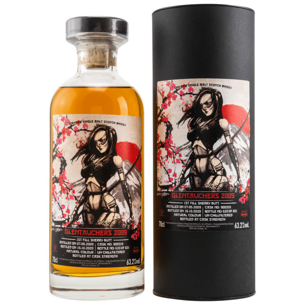 Signatory Samurai Glentauchers 2009/2020 First Fill Sherry Butt Whisky 63,2% 0,7l