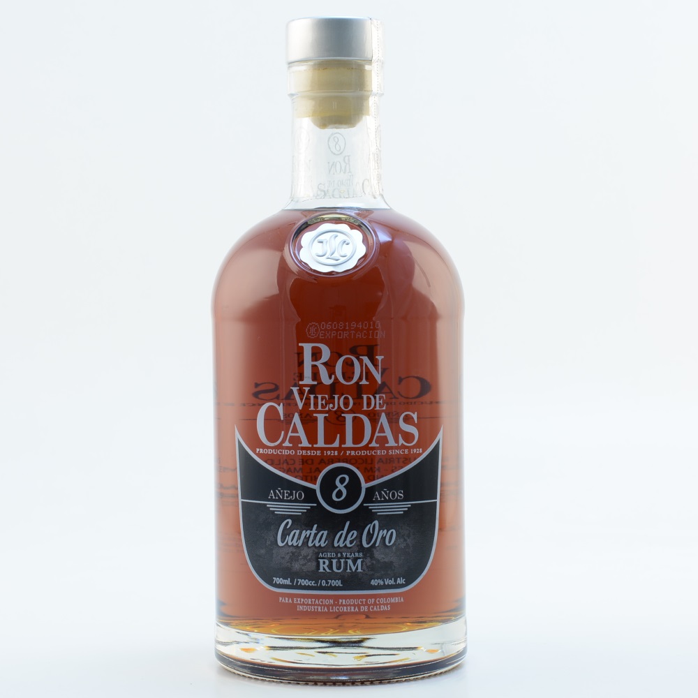 Ron Viejo de Caldas 8 Anos Rum 40% 0,7l