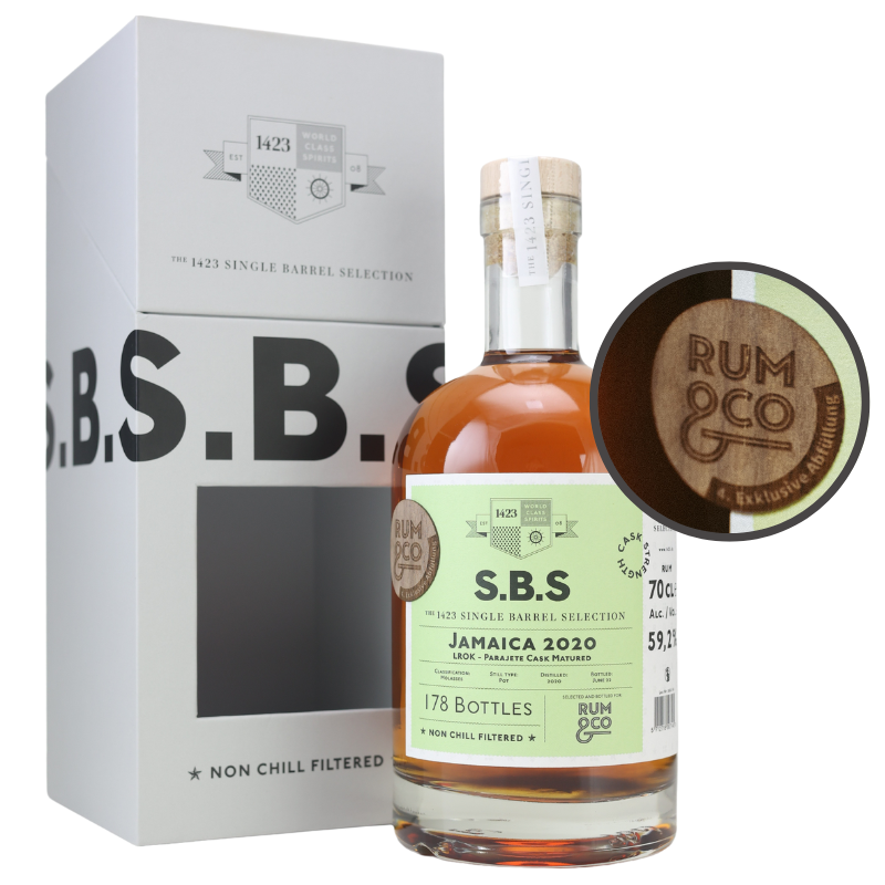 SBS Rum Jamaica 2020 LROK 59,2% 0,7l - 4. exklusive Rum & Co Abfüllung