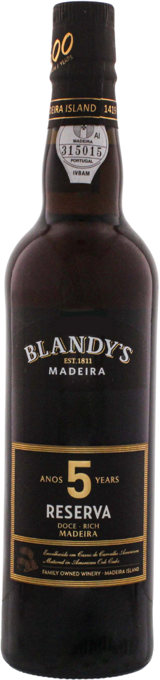 Blandys Madeira Reserva 5 Jahre Rich 19% 0,5l