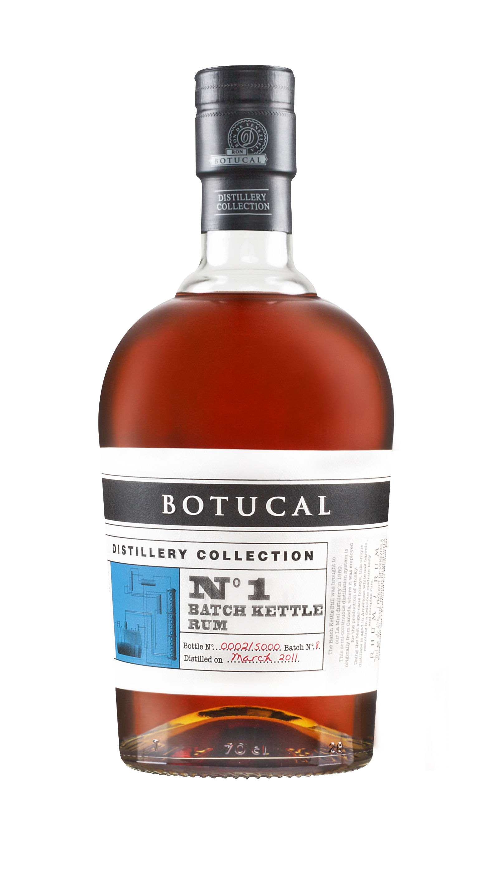 Ron Botucal Distillery Collection No. 1 Batch Kettle Rum 47% 0,7l