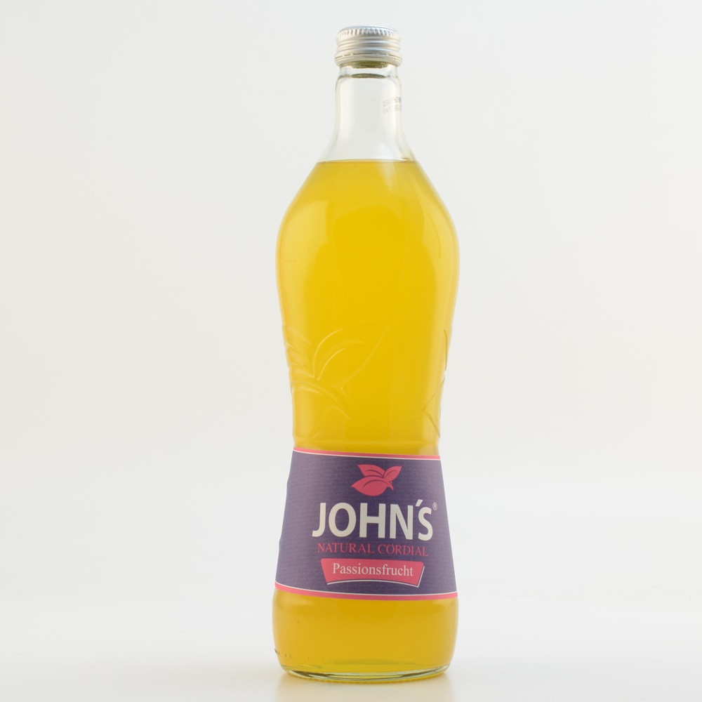 John´s Natural Cordial Passionsfrucht (kein Alkohol) 0,7l