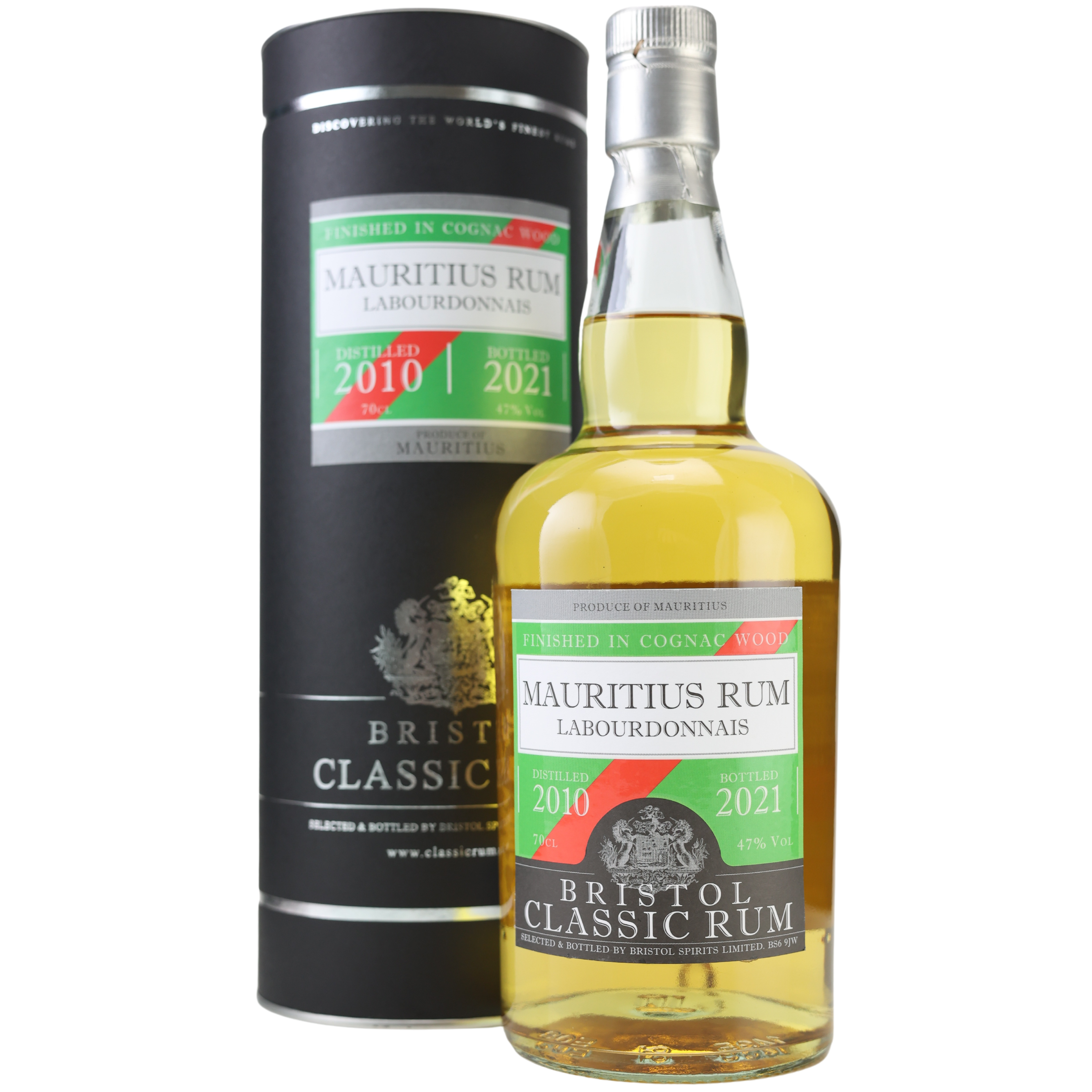 Bristol Mauritius Labourdonnais Rum 2010/2021 Cognac Finish 47% 0,7l