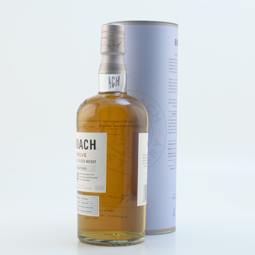 BenRiach "The Twelve" Speyside Single Malt Scotch Whisky 46% 0,7l