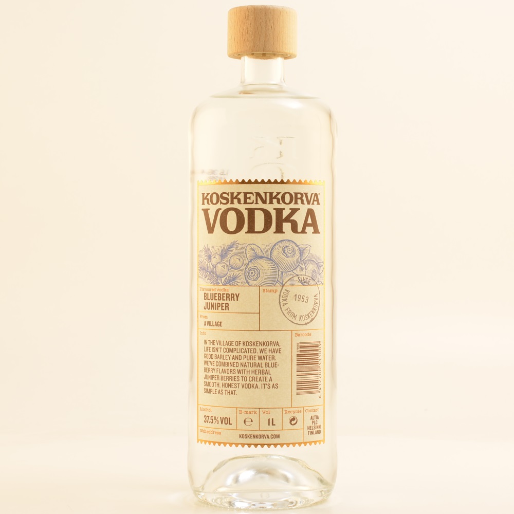 Koskenkorva Vodka Blueberry Juniper 37,5% 1,0l